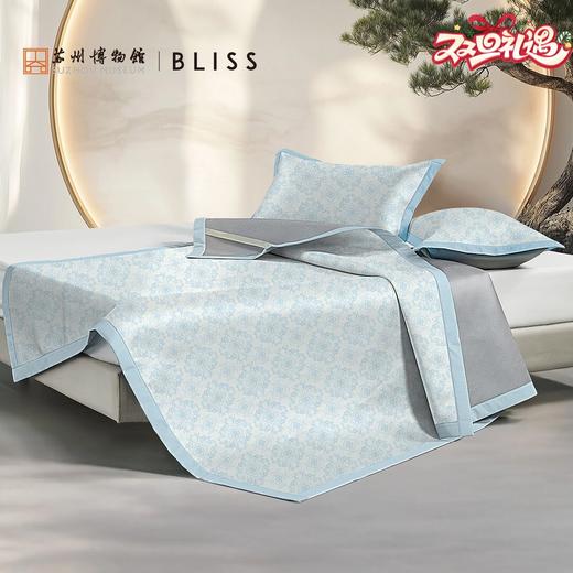 水星家纺 苏博联名款春夏舒适凉席 深海牧屿·苏博可水洗冰丝席 商品图0