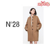 【破价】N°28 【飞行大衣】秋冬款毛呢大衣中长款圆领休闲风外套8352D690 商品缩略图0