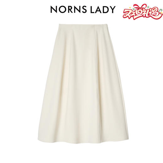 NORNS LADY诺恩 高腰A字半身裙复古显瘦过膝鱼尾裙 T25KK83909 商品图0