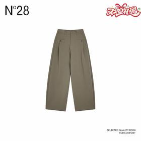 N°28【简雅赋形】高级感百搭休闲长裤女 高腰显瘦休闲裤子 895381K046