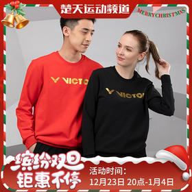 VICTOR威克多 T-15102男女款羽毛球服春秋卫衣