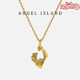 ANGEL ISLAND 「缪斯」巴洛克复古油画框项链