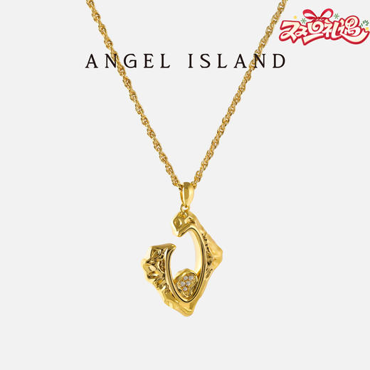 ANGEL ISLAND 「缪斯」巴洛克复古油画框项链 商品图0