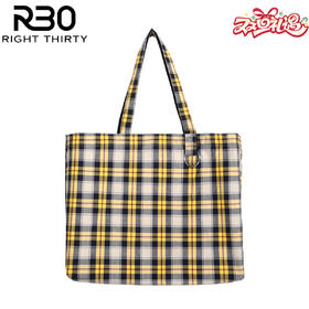 R30 新款休闲简约百搭格子双面托特包 N24JJ06649