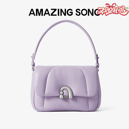 Amazing Song乙颂 花卷包中号新款小众单肩羊皮质感手提斜挎包包女 商品图0