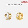 ANGEL ISLAND「花园」彩色/白色滴釉浮雕花卉戒指 商品缩略图0