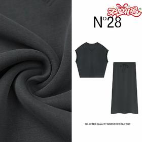 N°28 2025夏季新款无袖圆领上衣显瘦百搭半裙长裙休闲套装895241Z110