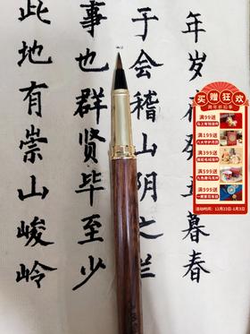 抄经专用笔 钢笔式毛笔套装