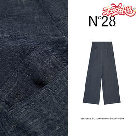 N°28 2025春季新款高腰时尚休闲裤 宽松百搭裤子复古阔腿裤885241K512