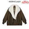 NORNS LADY诺恩 复古风毛领外套女加厚保暖冬季外套 H25WK90979 商品缩略图0