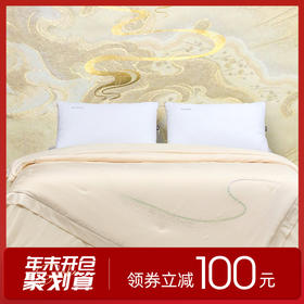 多喜爱 丝蕴华彩黄金纯蚕丝子母被cs