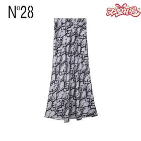 【破价】N°28  春秋款花色高腰垂感半身长裙8A11Q392