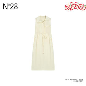 【破价】2025春季款设计师休闲裙子 时尚百搭女士无袖连衣裙885211L059