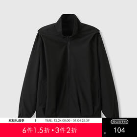 GXG男装25秋季时尚潮流日常休闲舒适百搭男式立领外套夹克K&C