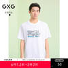 GXG男装 圆领T恤图案印花上衣双色短袖针织 2025夏季热卖 商品缩略图0