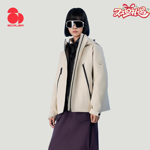 【主推款 | 时尚款暴走甲】SCALER/思凯乐 25秋冬新款四合一鹅绒内胆冲锋衣防风防水保暖外套F2406966 商品图0