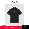 GXG男装 黑色领口撞色设计短袖POLO衫  夏季热卖 商品缩略图0