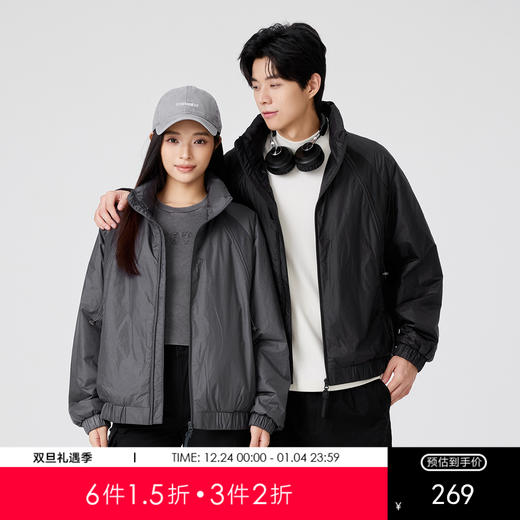 【男女同款】25冬款棉服时尚潮流百搭日常通勤青少年面包服外套K&C 商品图0