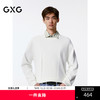 GXG男装 拼块设计针织衫男士宽松毛衣 24年秋G24X203008 商品缩略图0