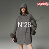 N°28【千金风】羊毛呢大衣女秋围巾设计感毛呢外套 8855A1D609  商品缩略图0