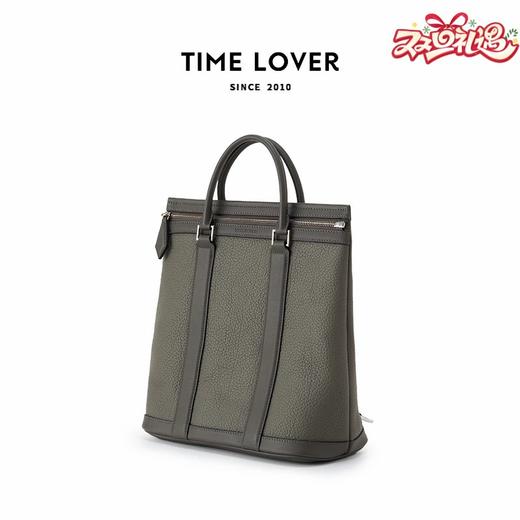 【上新 | 有檐包-双肩】TIME LOVER 2025新款真皮复古通勤高级感时尚简约双肩包背包 商品图0
