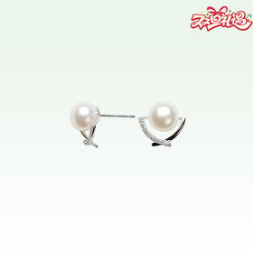 礼兰 S925银淡水珍珠耳钉ES2707