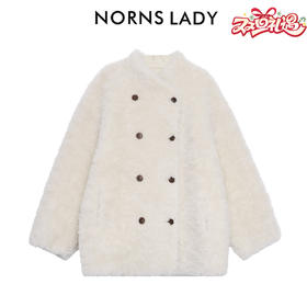 NORNS LADY诺恩 复古羊羔毛女外套宽松加厚保暖秋冬季 H25WK92981