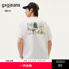 gxg.jeans男装 多色后背趣味图案时尚潮流短袖T恤男生 25年夏热卖 商品缩略图0
