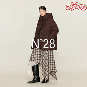 N°28 90鹅绒服女秋冬中长款廓形加厚外套 8855A1Y262