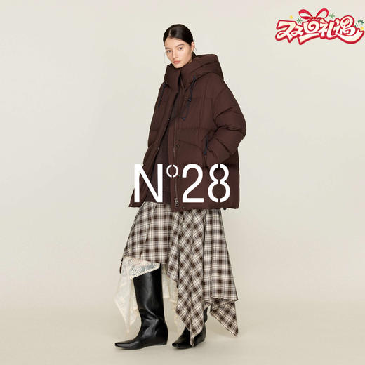 N°28 90鹅绒服女秋冬中长款廓形加厚外套 8855A1Y262 商品图0