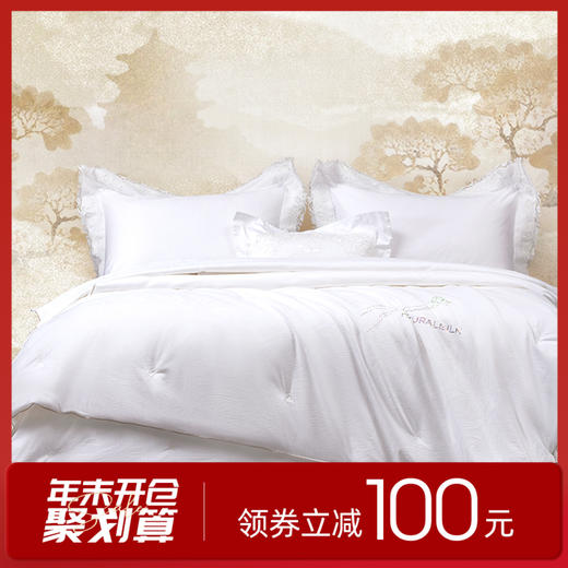 多喜爱 神州丝韵纯桑蚕丝冬被/子母被（七彩琦锦）cs 商品图0