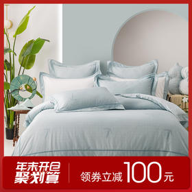 多喜爱 60S长绒棉四件套-姑苏竹春【精美刺绣】【礼盒包装】 贡缎工艺 芬纳诺抗菌 东方禅绣 新疆长绒棉