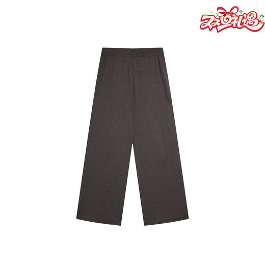 2025 秋季新款设计师时尚宽松老钱风百搭长裤895381K015 商品图0