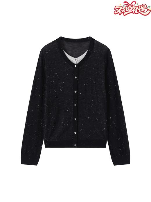 N°28 2025韩版潮流V领宽松打底针织衫女895382M105 商品图0