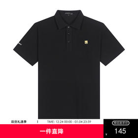 GXG男装【精美刺绣】夏季时尚笑脸小标男款翻领撞色短袖POLO衫K&C