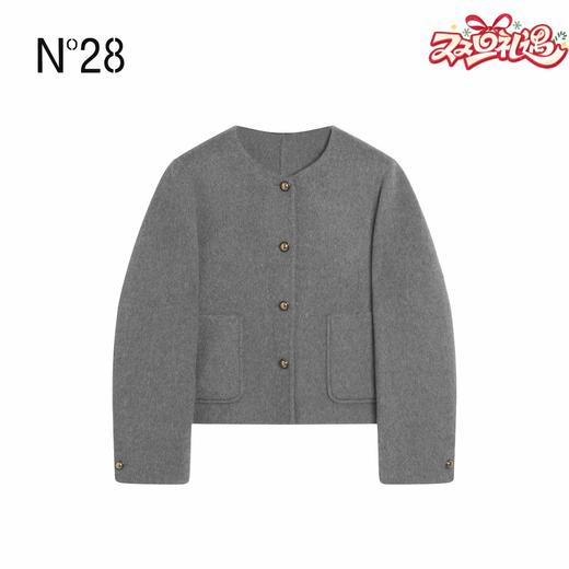 N°28 2025冬季新款气质设计师女装小香风毛呢外套 885591D731  商品图0