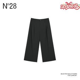 N°28夏季时尚百搭设计师女士休闲裤宽松薄款显瘦纯色裤895371K026
