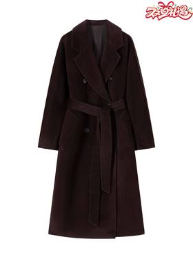 N°28 2025秋冬新款复古双排扣大衣女中长款8855A1D860 