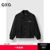 GXG男装 仿麂皮后背绣花设计潮流翻领休闲夹克外套 2024冬季热卖 商品缩略图0