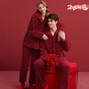 芬腾【新婚专场】情侣睡衣冬珊瑚绒大红色本命年结婚喜庆家居服套装 商品缩略图0
