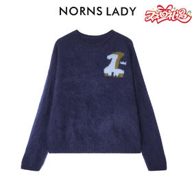 NORNS LADY诺恩 秋冬新款羊毛毛针织衫圆领复古毛衣 H25SK09900