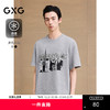GXG男装 圆领T恤卡通图案印花上衣凉感短袖针织 2025夏季新品 商品缩略图0
