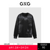 GXG男装黑色水洗圆领卫衣 冬季热卖时尚卫衣GEX13126704 商品缩略图0