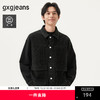 gxg.jeans男装 黑色夹棉复古口袋老花牛仔夹克外套男 25春热卖 商品缩略图0