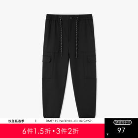 gxg.jeans男装夏季大口袋束脚休闲裤长裤JED10206143