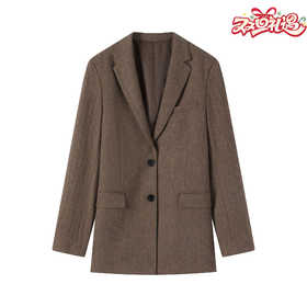 N°28 秋冬西服戗驳领格子常规款休闲西装外套 885382X820