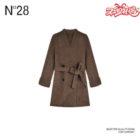 【破价】N°28【大女主进阶版】中长女款休闲毛呢外套气质时尚双面毛呢大衣8A52D735