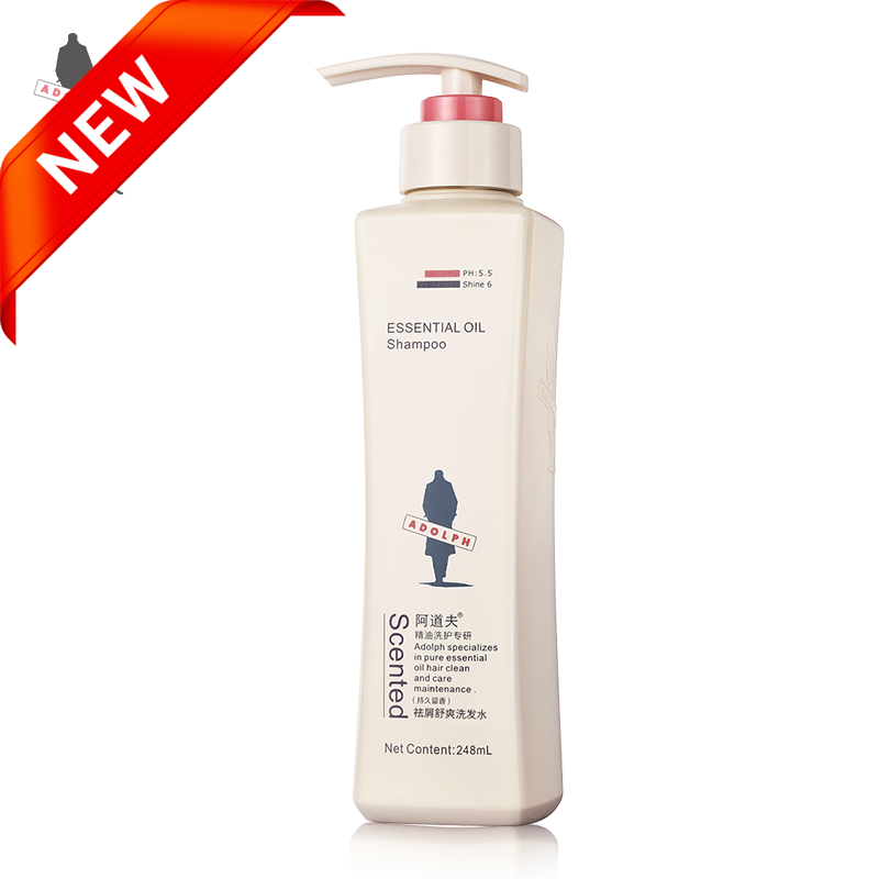 阿道夫精油香护理专研洗发水(祛屑舒爽)248ml补充装赠泵头