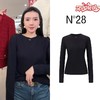 N°28 2025秋季新款设计师女装内搭打底长袖T恤895392T021  商品缩略图0
