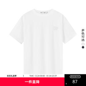 gxg.jeans男装2024年夏季新款圆领短袖T恤JEX14400392